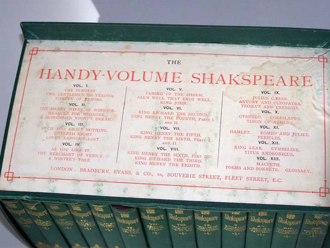 A cased set of the 'Complete Works of William Shakespeare' published by Bradbury, Evans & Co., London, 1871. — image 3